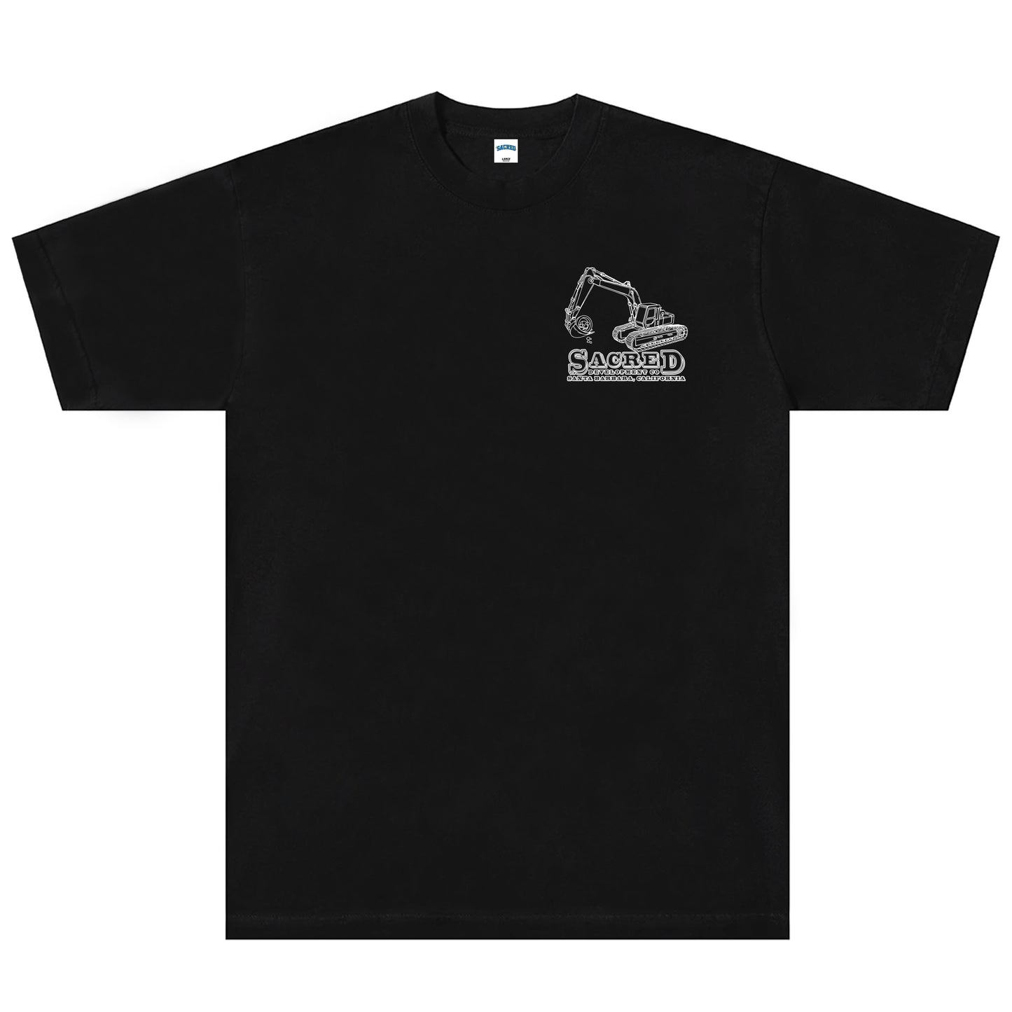 SACRED- Construction Tee (Black)