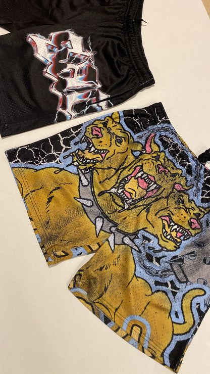 SACRED- Hellhound Mesh Shorts