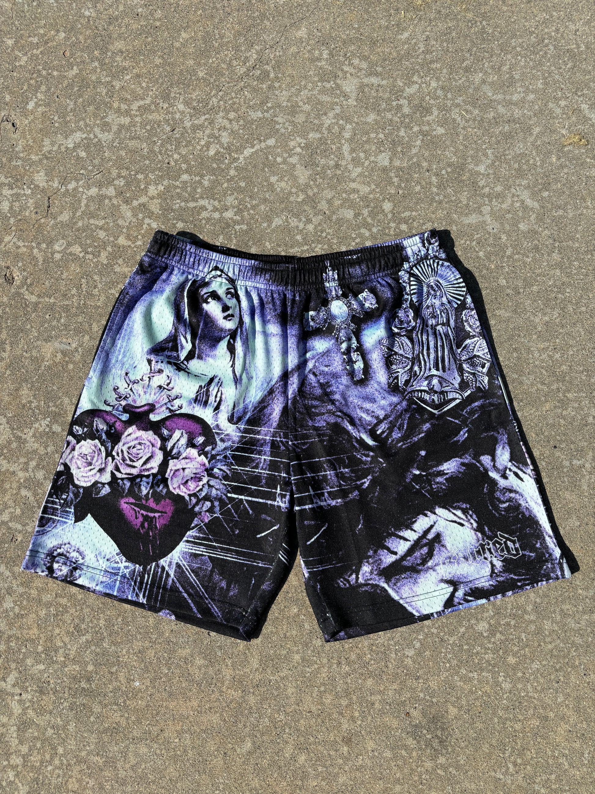 SACRED- Divine Mesh Shorts