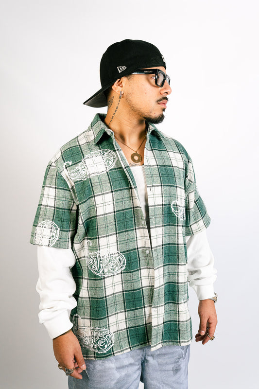 SACRED- Paisley Flannel (Green)