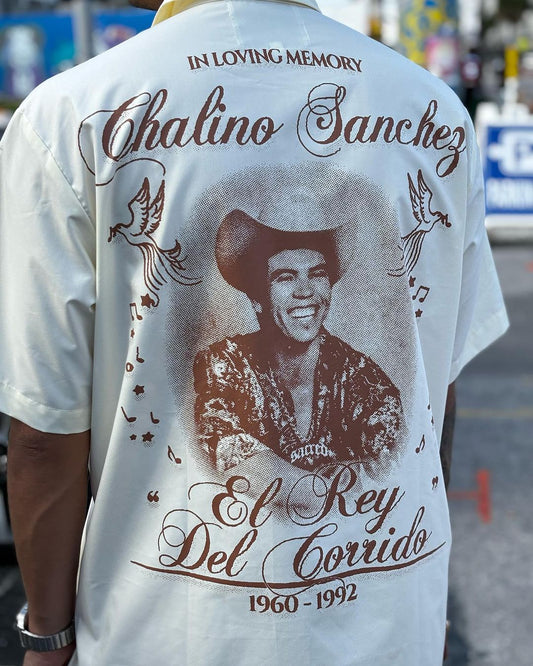 Chalino Button Up Shirt (Creme)