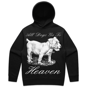 All Dogs Go To Heaven Hoodie (Black)
