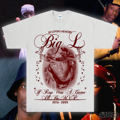SACRED- Big L Tee (Light Grey)