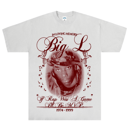 SACRED- Big L Tee (Light Grey)