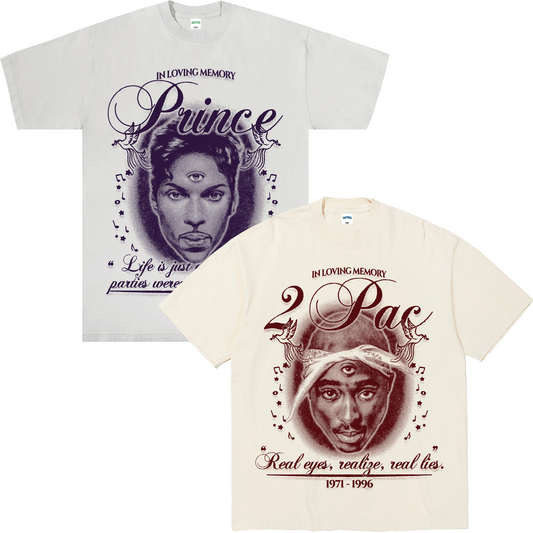 SACRED- Prince & 2-Pac Tees (Bundle Deal)
