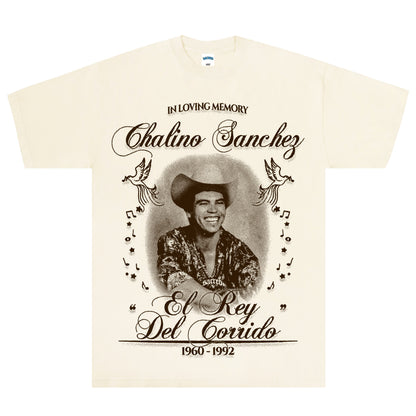 SACRED- Chalino Tee V3 (Creme)
