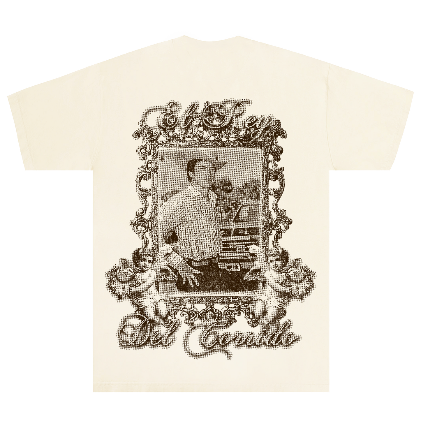 SACRED- Chalino Tee V3 (Creme)