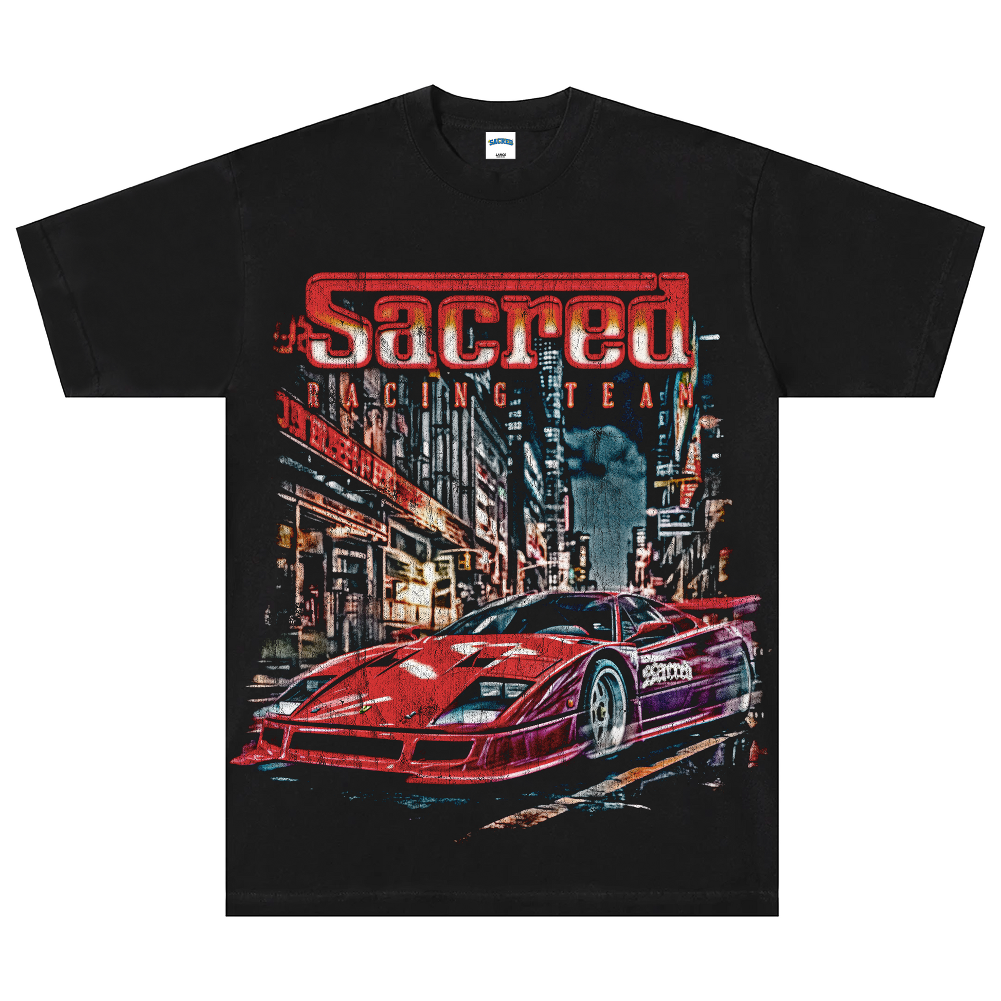 SACRED- F40 Tee V2 (Black)