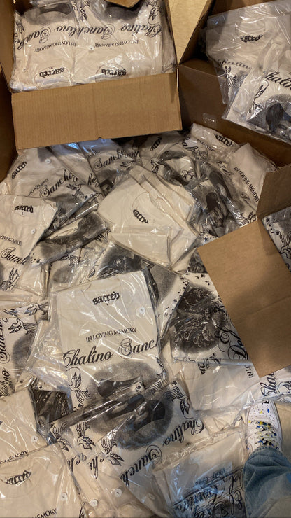 SACRED- Chalino Tee V3 (Creme)