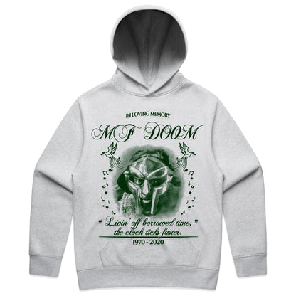 SACRED- DOOM Hoodie (Heather Grey)