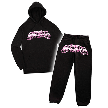 SACRED- Scythe Logo Sweatsuit Combo (Pink)