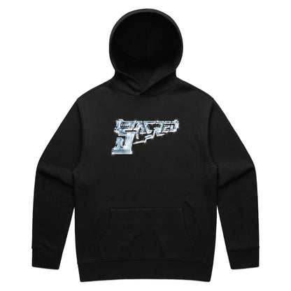 SACRED- Rather Get Caught With It Hoodie Blue Chrome (Black)
