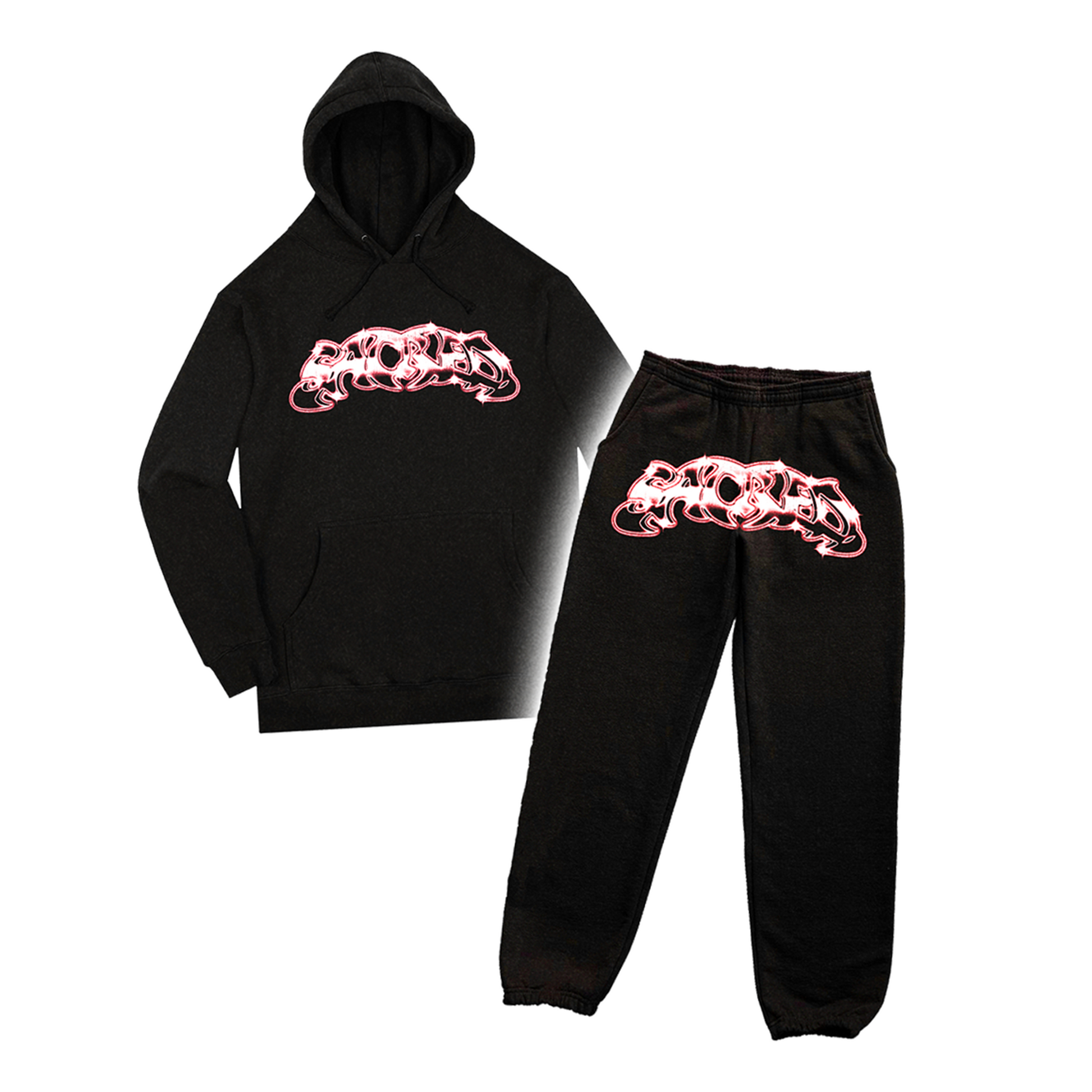 SACRED- Scythe Logo Sweatsuit Combo (Red)