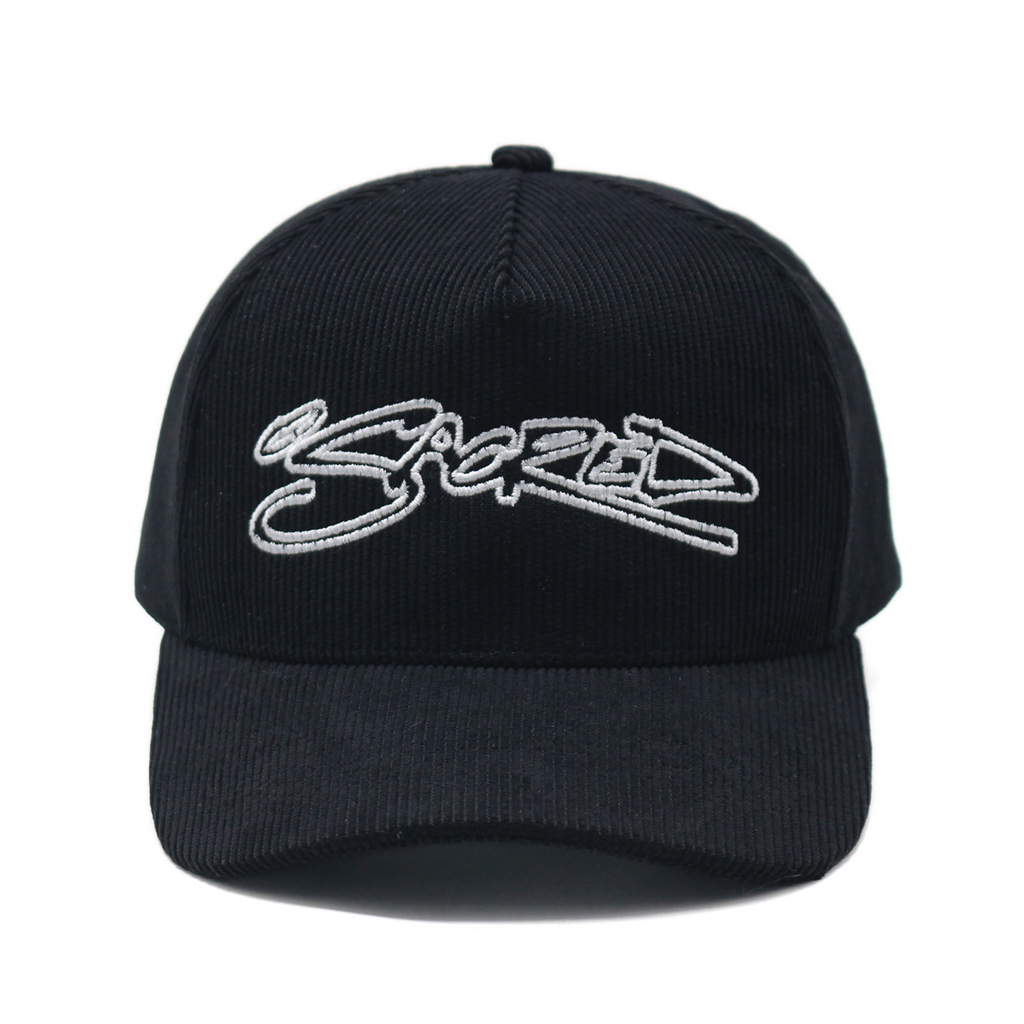 Corduroy Saint Logo Hat (Black)