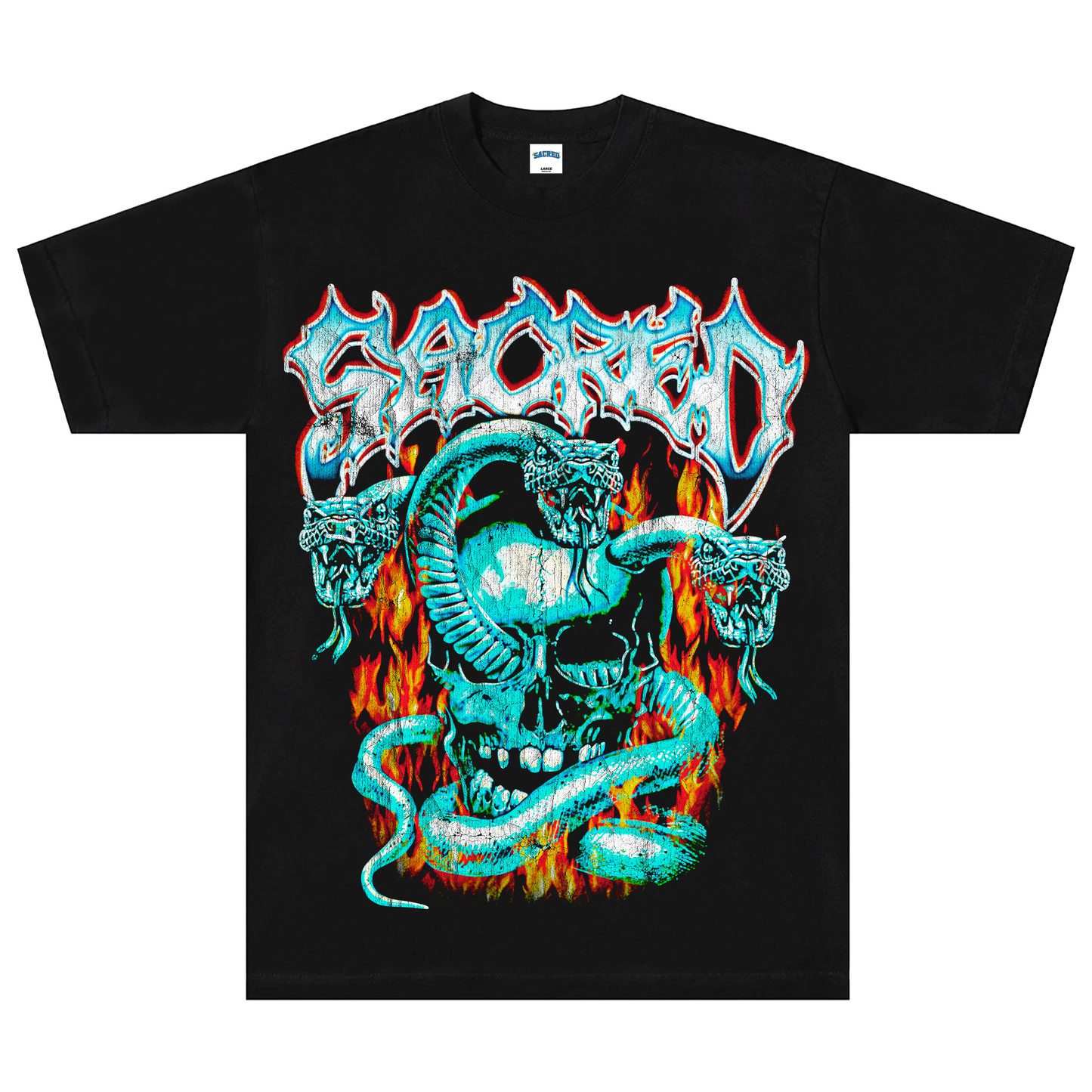 SACRED- Serpent Tee (Black)