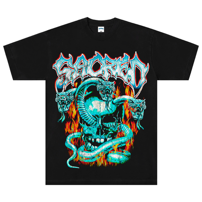 SACRED- Serpent Tee (Black)