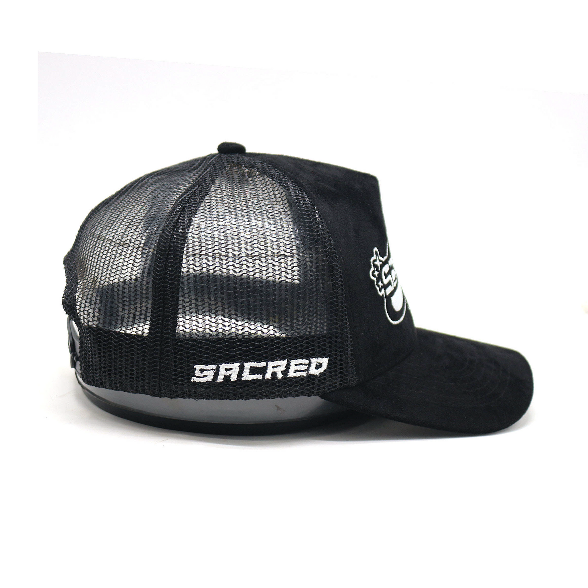 Suede Star Logo Hat (Black)