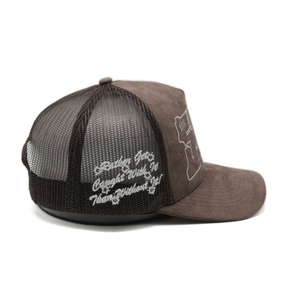 Suede Gun Logo Hat