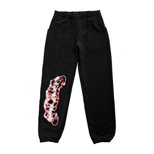 SACRED- Scythe Logo Sweatpants V2 (Black)