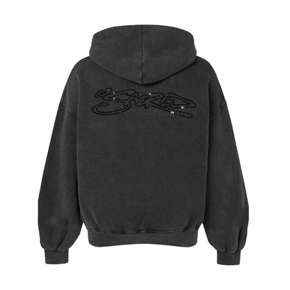 Saint Logo Rhinestone Pullover (Vintage Black)