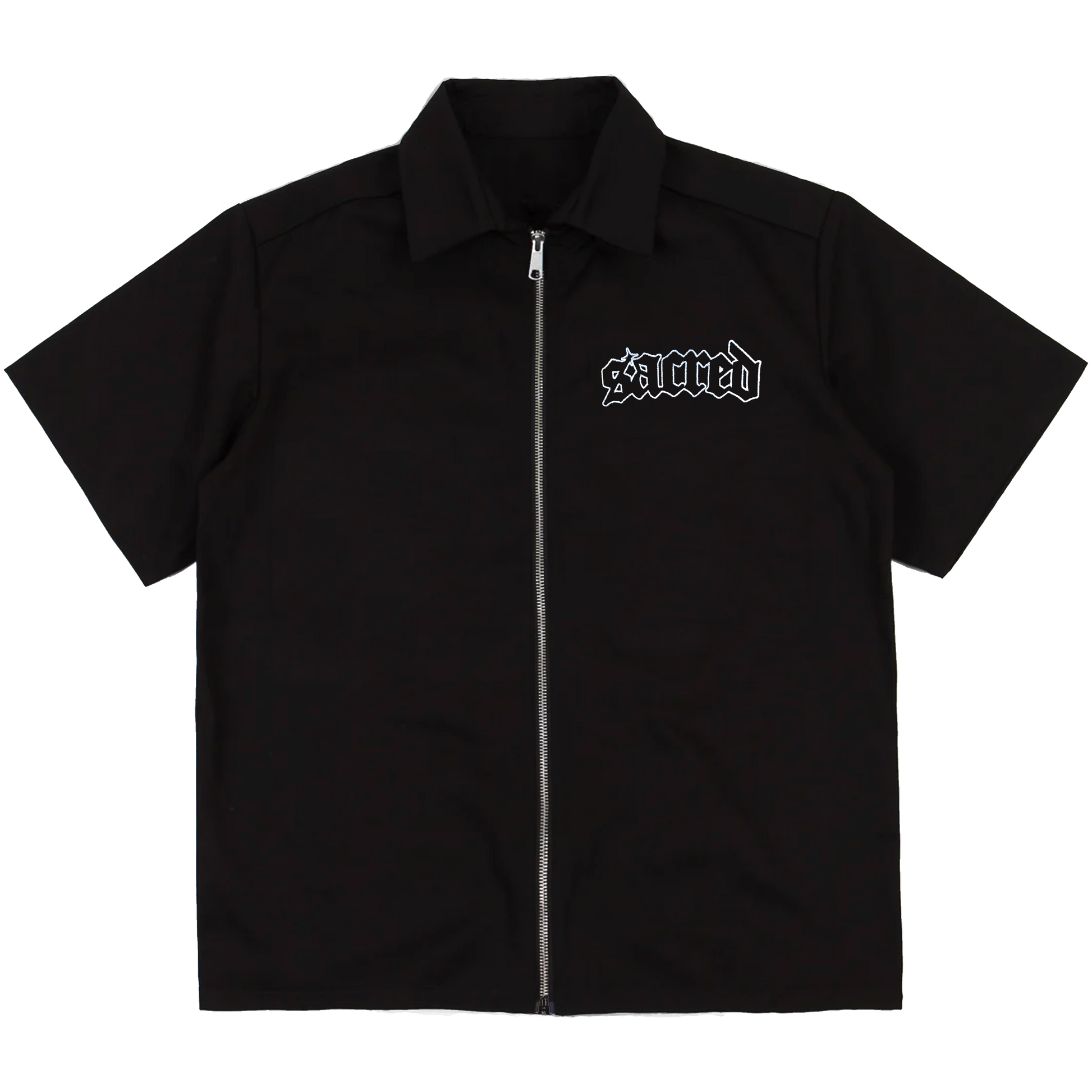 SACRED- Virgin Mary Zippered Work Shirt