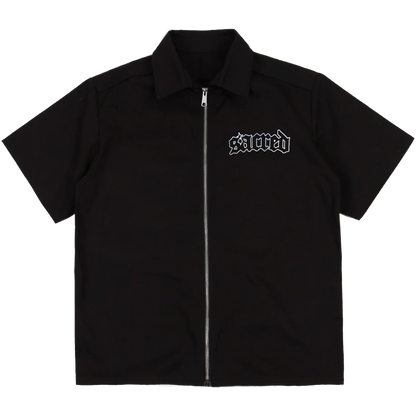 SACRED- Virgin Mary Zippered Work Shirt