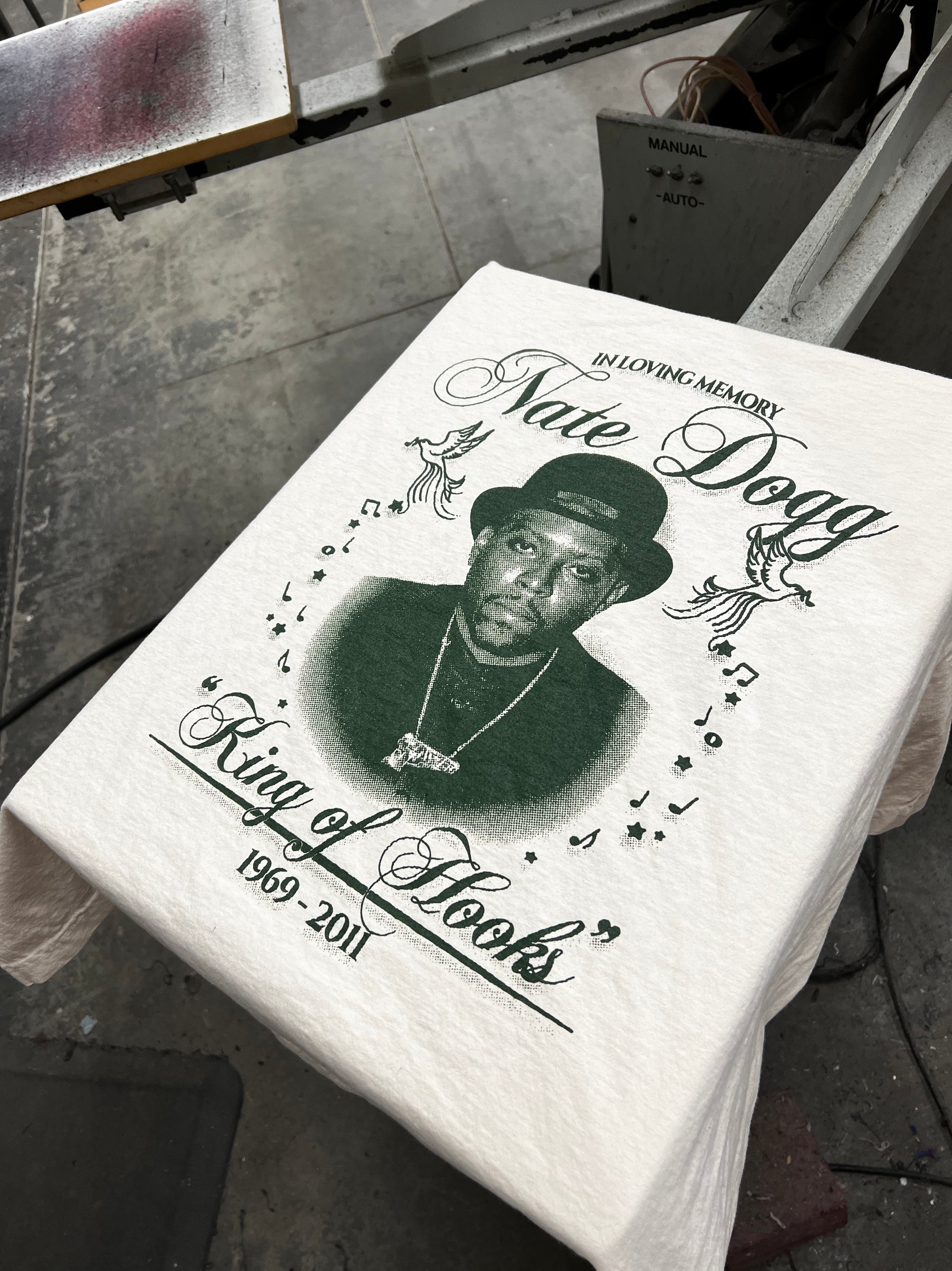 SACRED- Nate Dogg Tee (Creme)