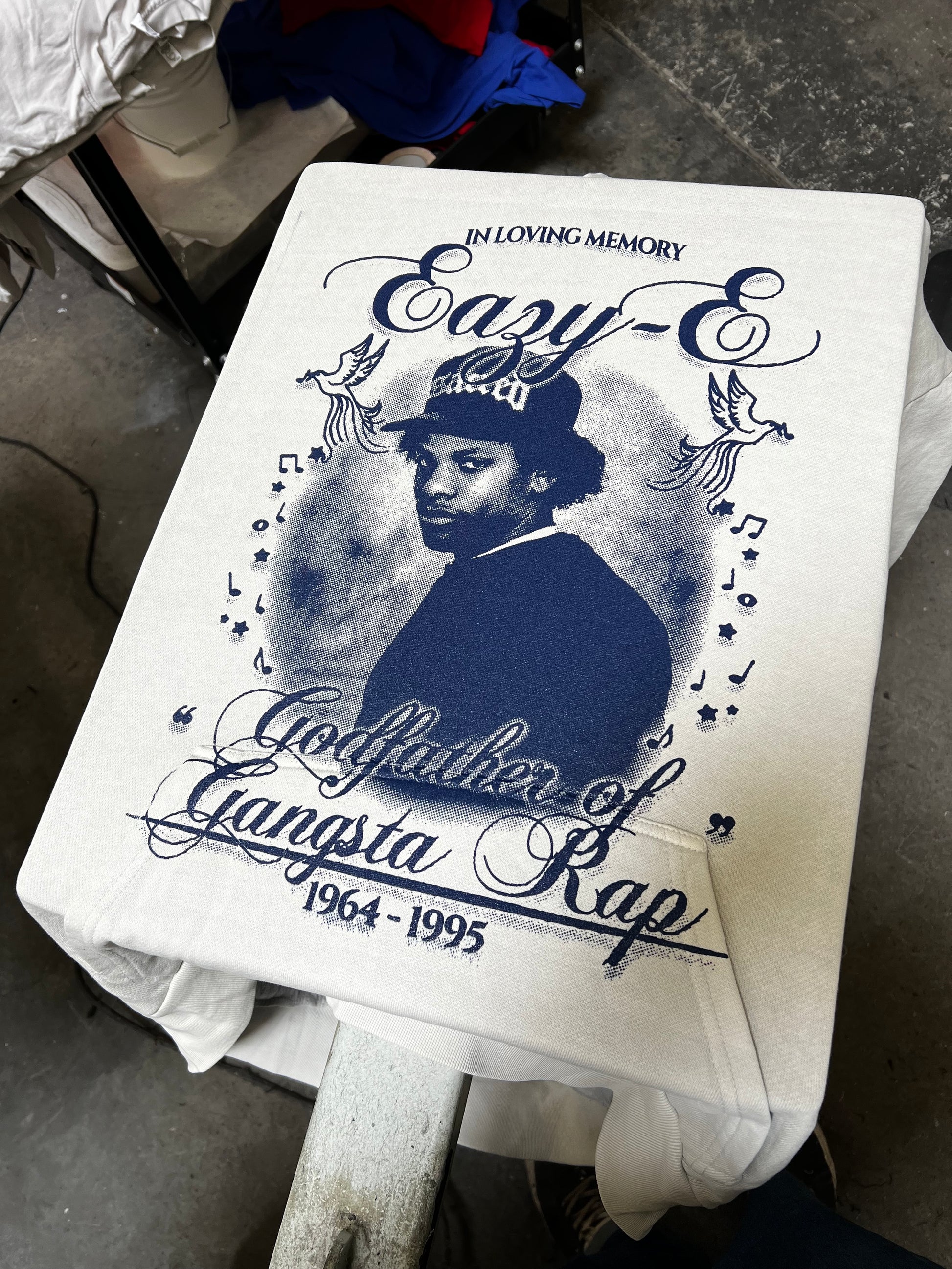 SACRED- Eazy-E Pullover (Heather Grey)