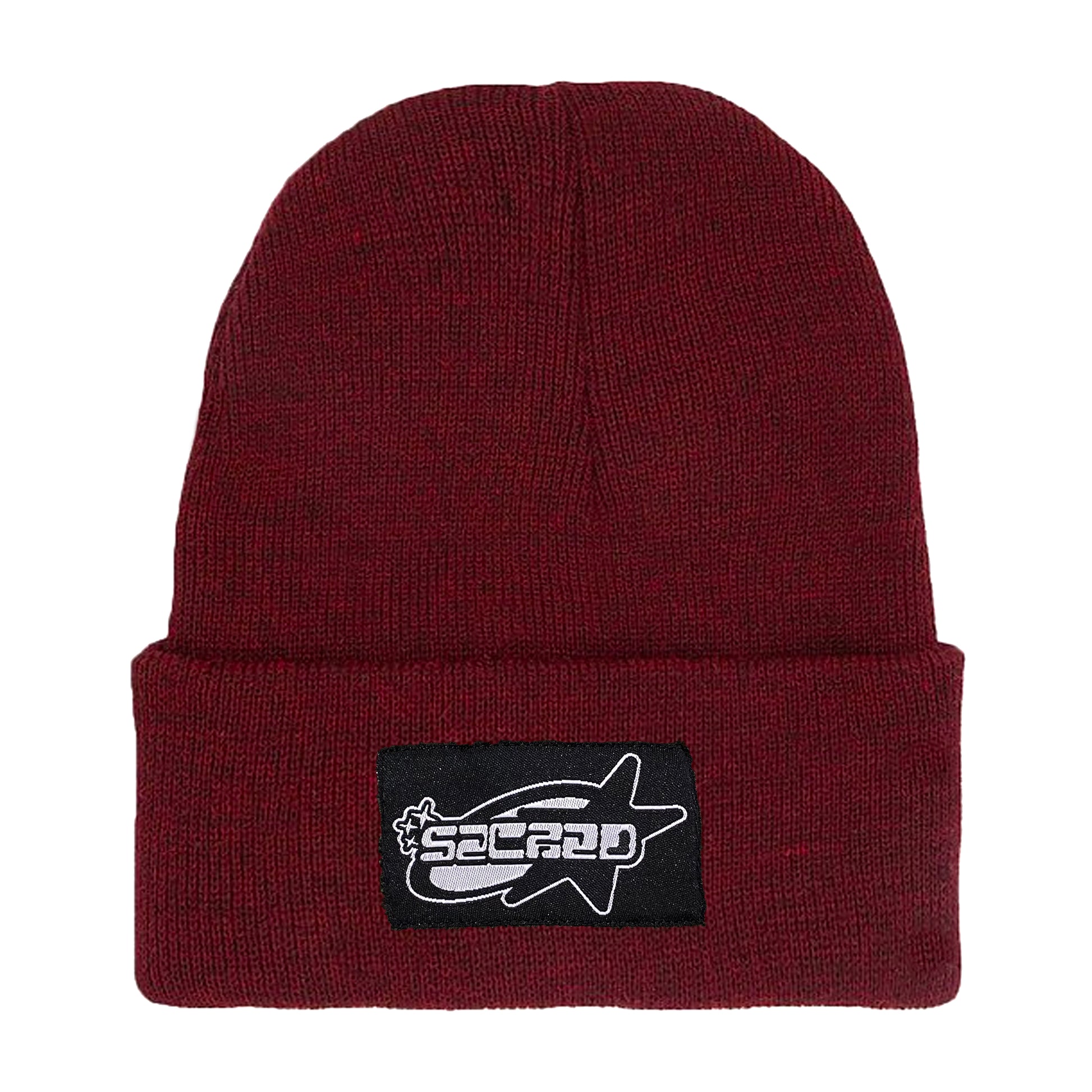 SACRED- Star Logo Beanie (Burgundy Heather)