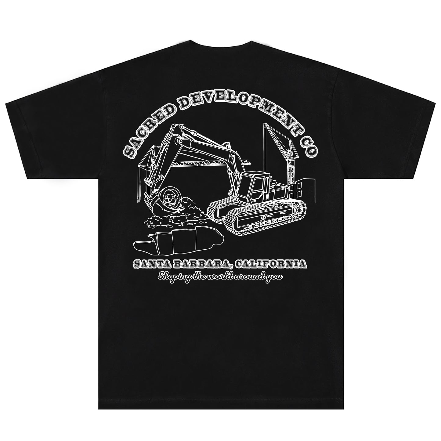 SACRED- Construction Tee (Black)
