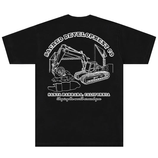 SACRED- Construction Tee (Black)