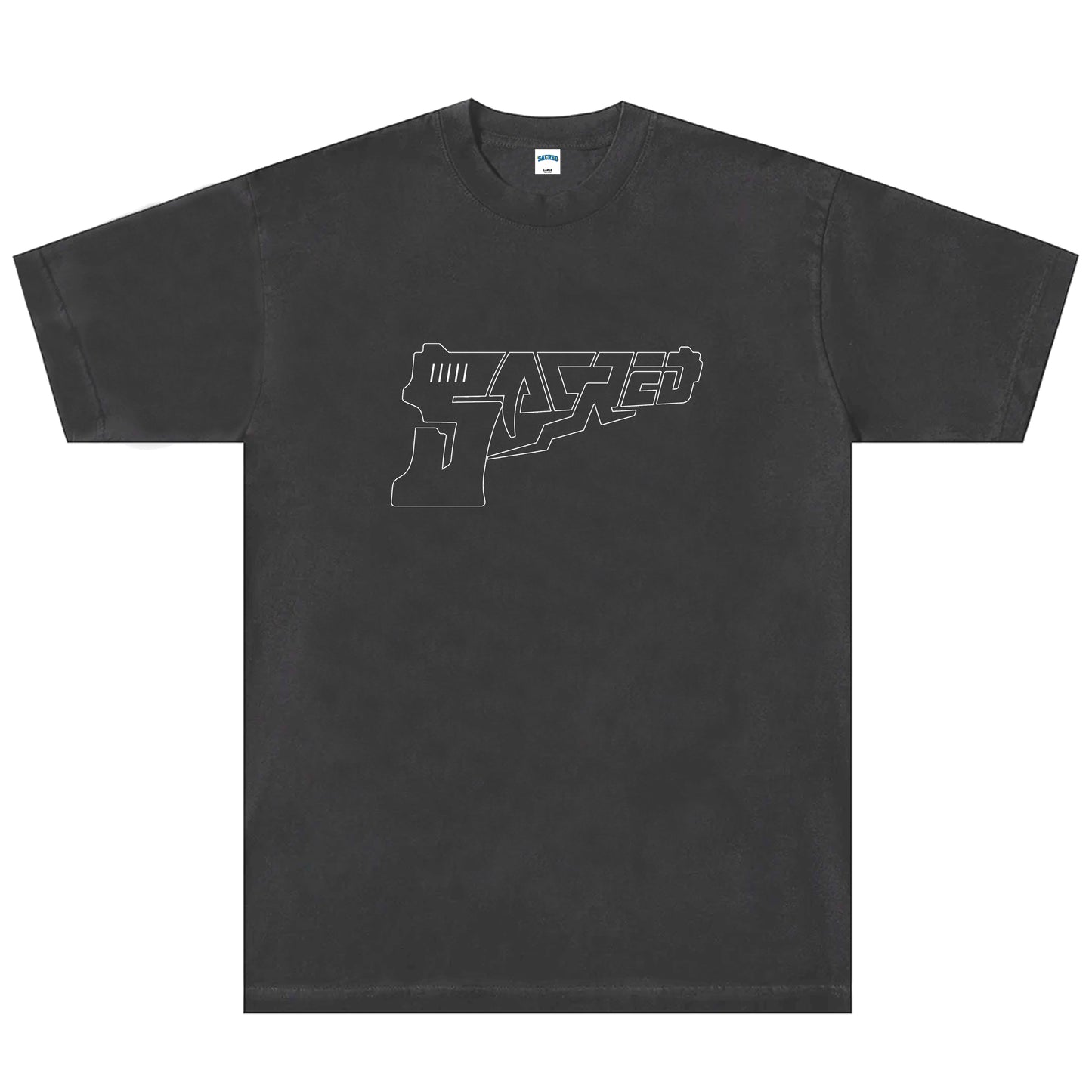 SACRED- Rather Get Caught With It Tee (Vintage Wash Black)