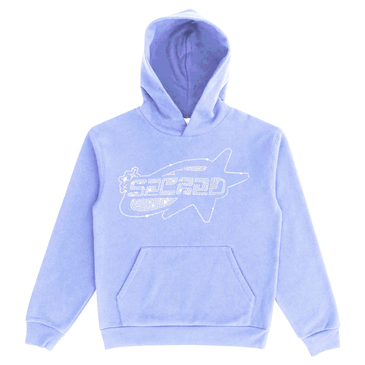 SACRED- Rhinestone Star Logo Pullover (Grape Ice)