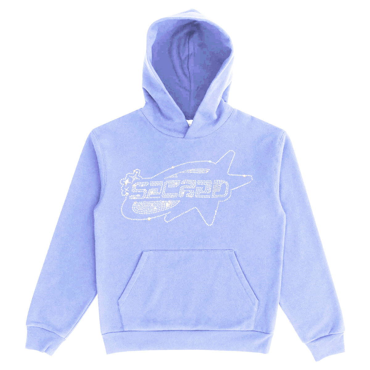 SACRED- Rhinestone Star Logo Pullover (Grape Ice)