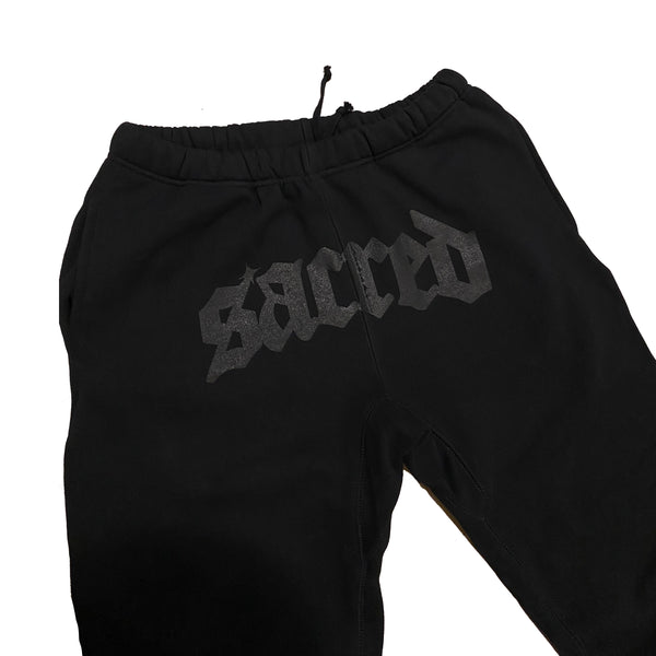 SACRED- Logo Sweatpants (Black)
