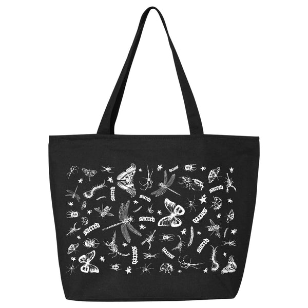 SACRED- Insect Zippered Tote Bag